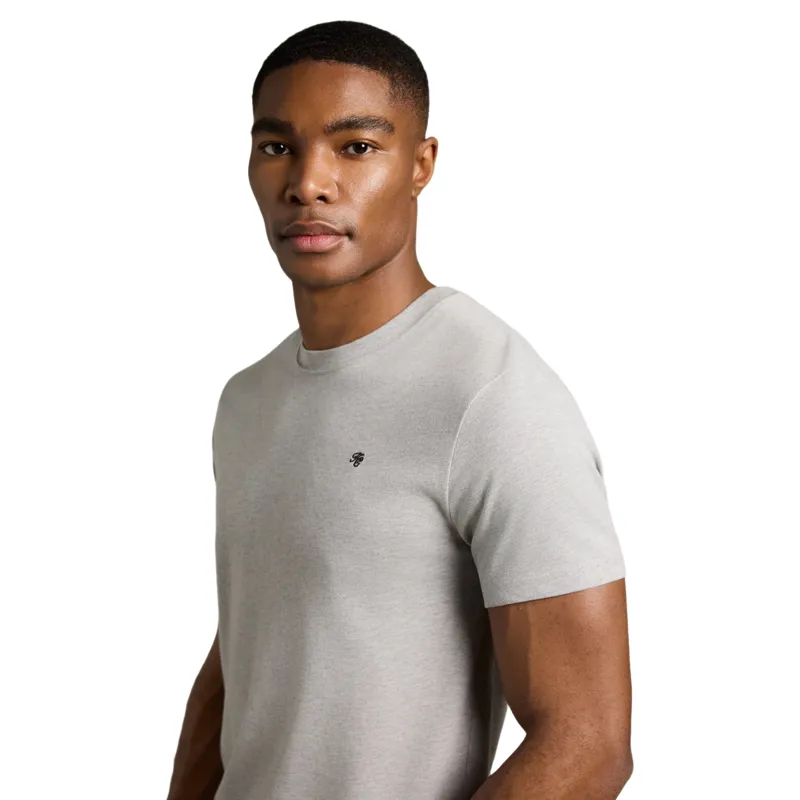 Holland Cooper Crew Neck Mens T-Shirt - Grey Marl-3