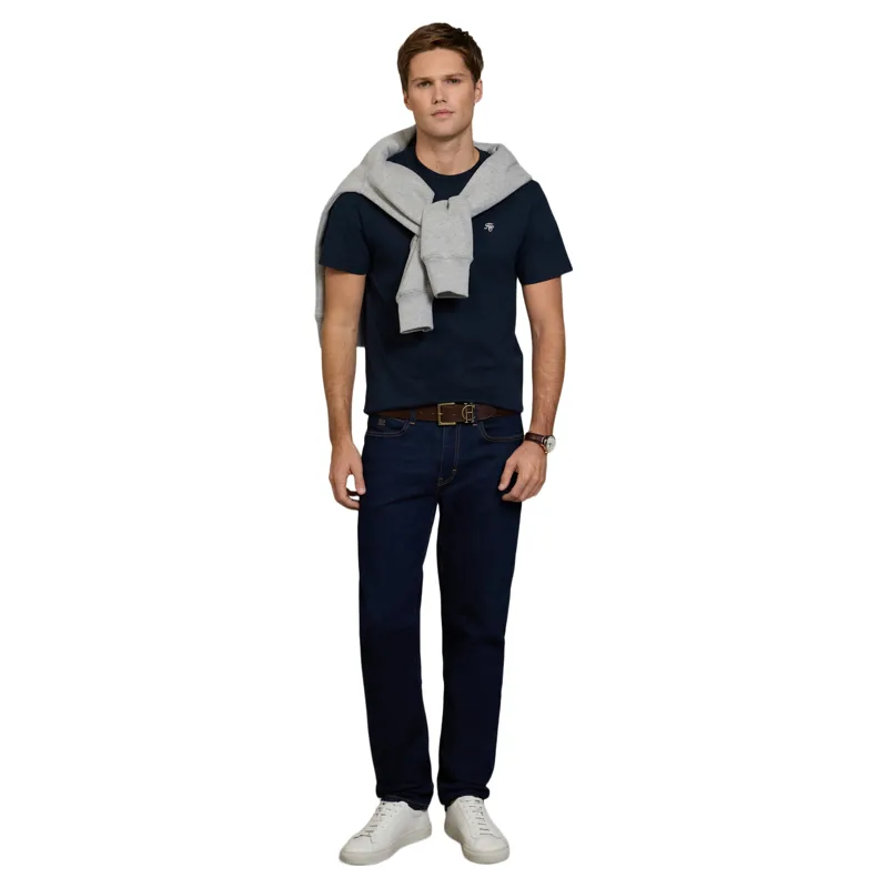 Holland Cooper Crew Neck Men's T-Shirt - Ink Navy-3