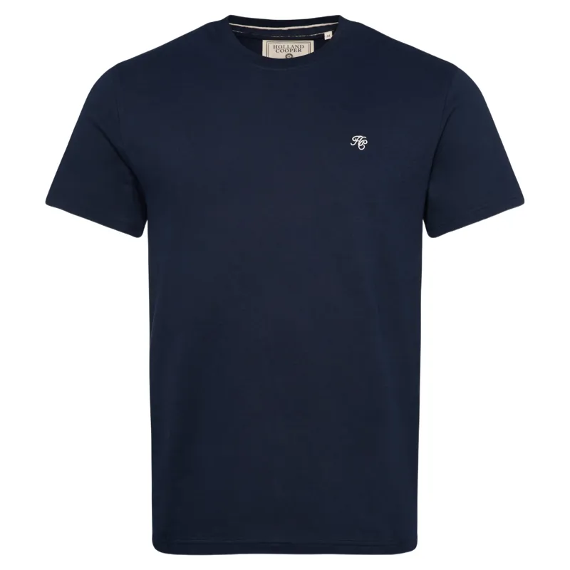 Holland Cooper Crew Neck Men's T-Shirt - Ink Navy-1