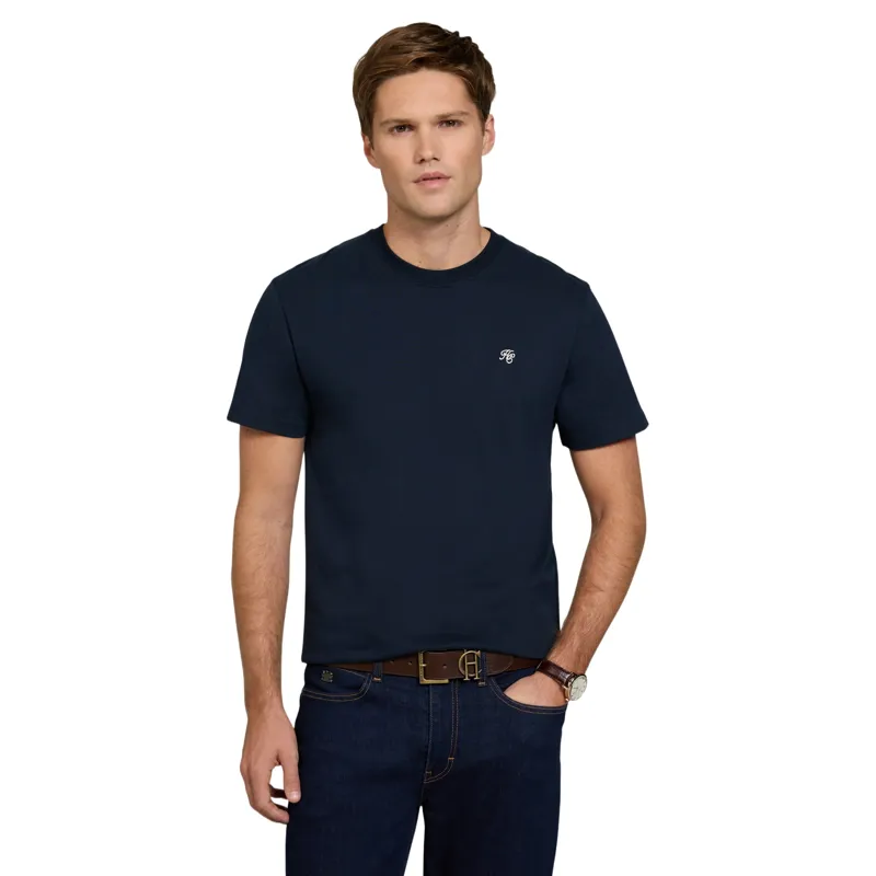 Holland Cooper Crew Neck Men's T-Shirt - Ink Navy