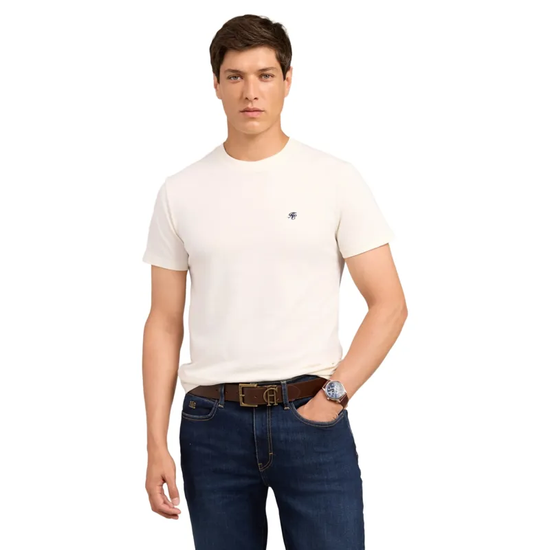 Holland Cooper Crew Neck Men's T-Shirt - White