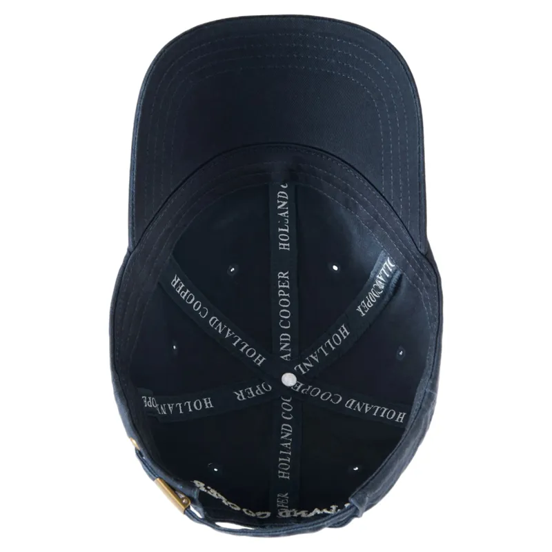 Holland Cooper Equine Club Cap - Ink Navy Ecru-4