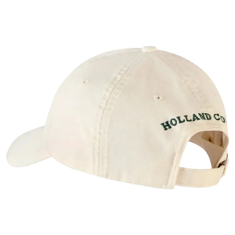 Holland Cooper Equine Club Cap - Racing Green Ecru-2