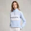 Holland Cooper Henley Women's Quarter Zip - Pale Blue