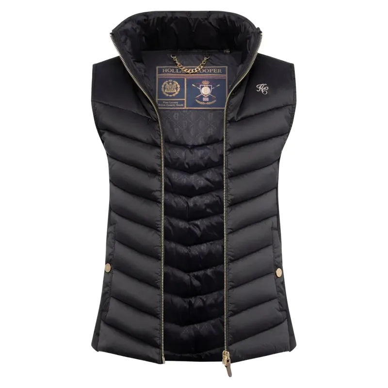 Holland Cooper Hybrid Womens Equestrian Vest - Black-3