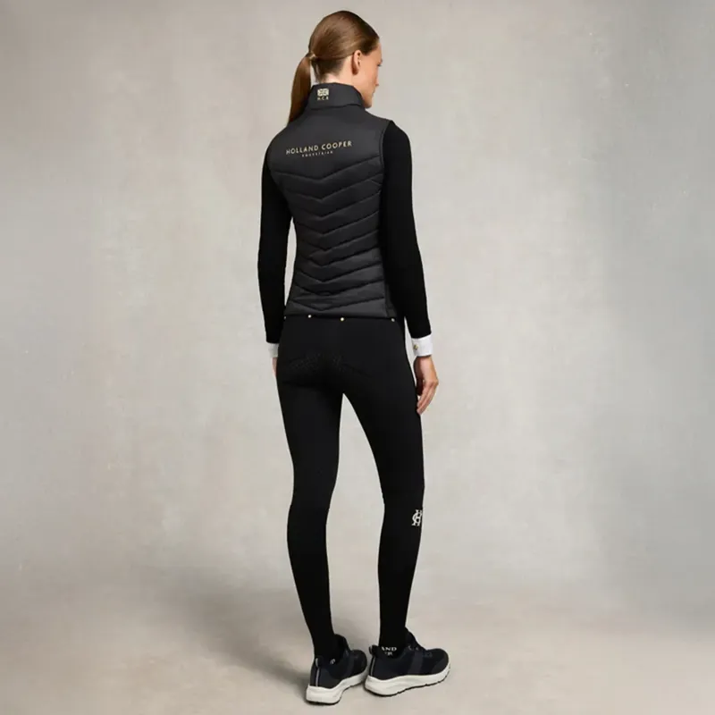 Holland Cooper Hybrid Womens Equestrian Vest - Black-6