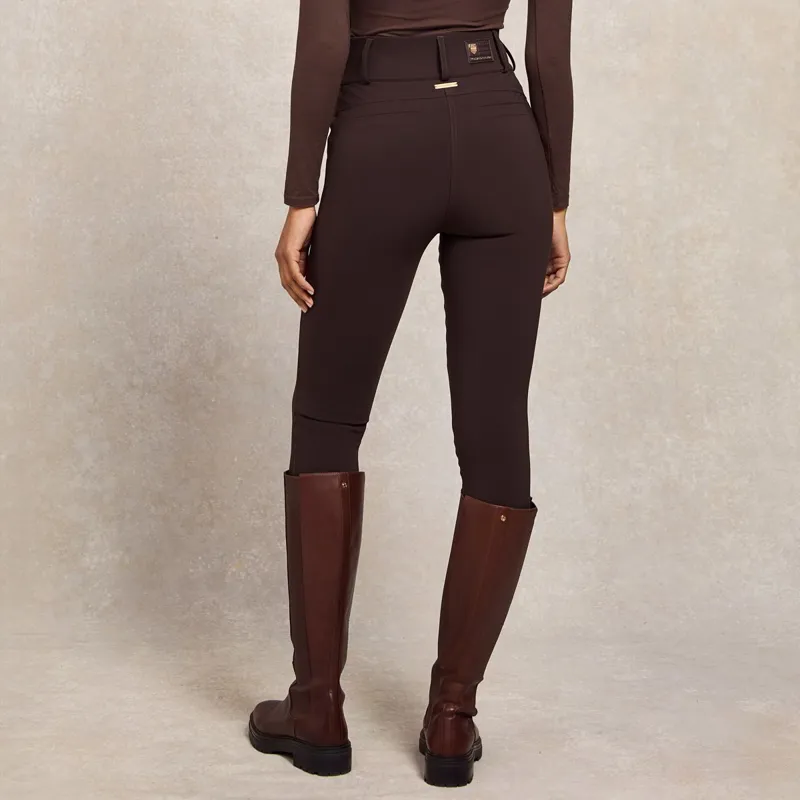 Holland Cooper Contour Women's Pants - Chocolate-1
