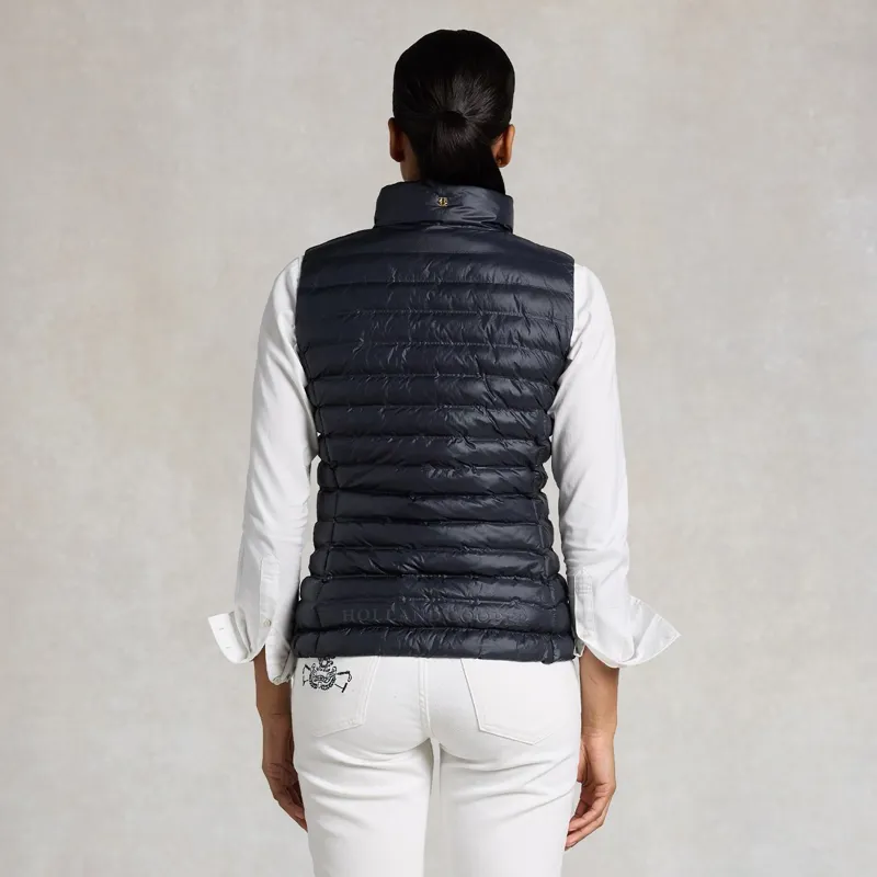 Holland Cooper Women's Lightweight Puffer Vest - Ink Navy-1