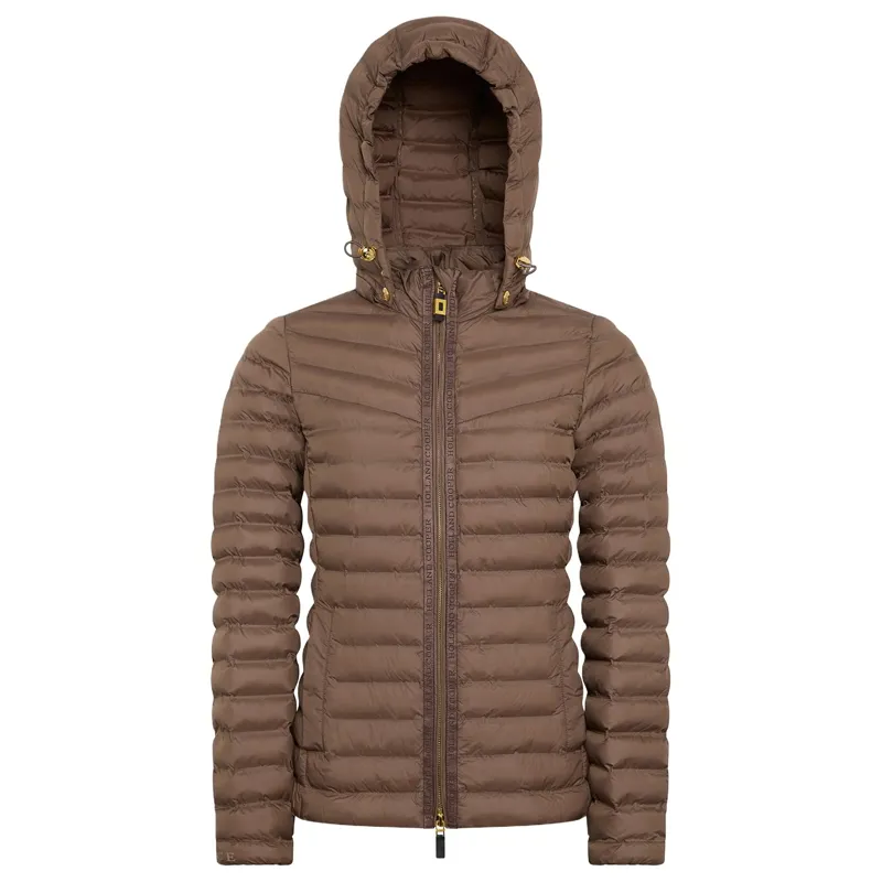 Holland Cooper Lightweight Women's Puffer Jacket-Chestnut-1