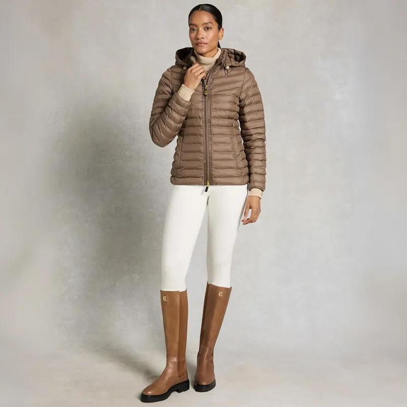 Holland Cooper Lightweight Women's Puffer Jacket-Chestnut-5