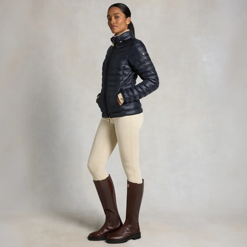 Holland Cooper Lightweight Women's Puffer Jacket - Ink Navy-6