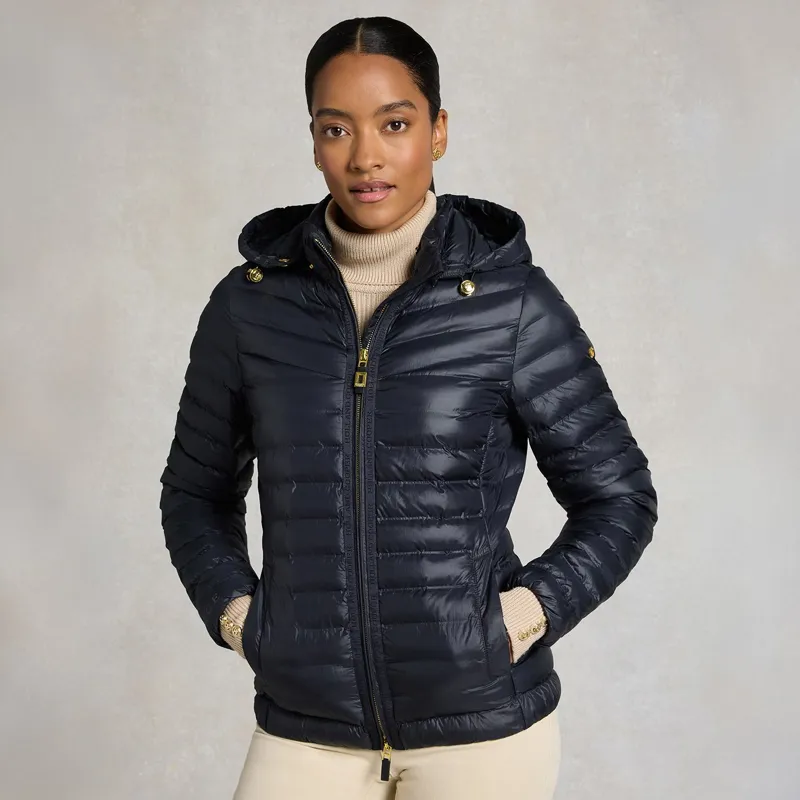 Holland Cooper Lightweight Women's Puffer Jacket - Ink Navy
