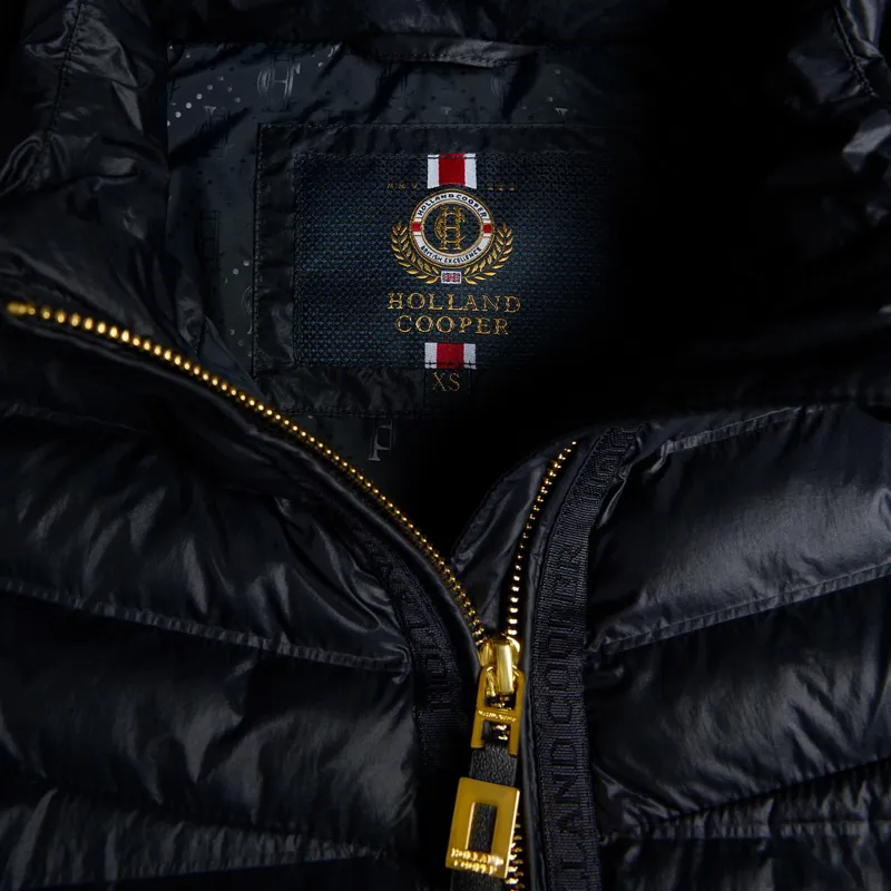 Holland Cooper Lightweight Women's Puffer Jacket - Ink Navy-7