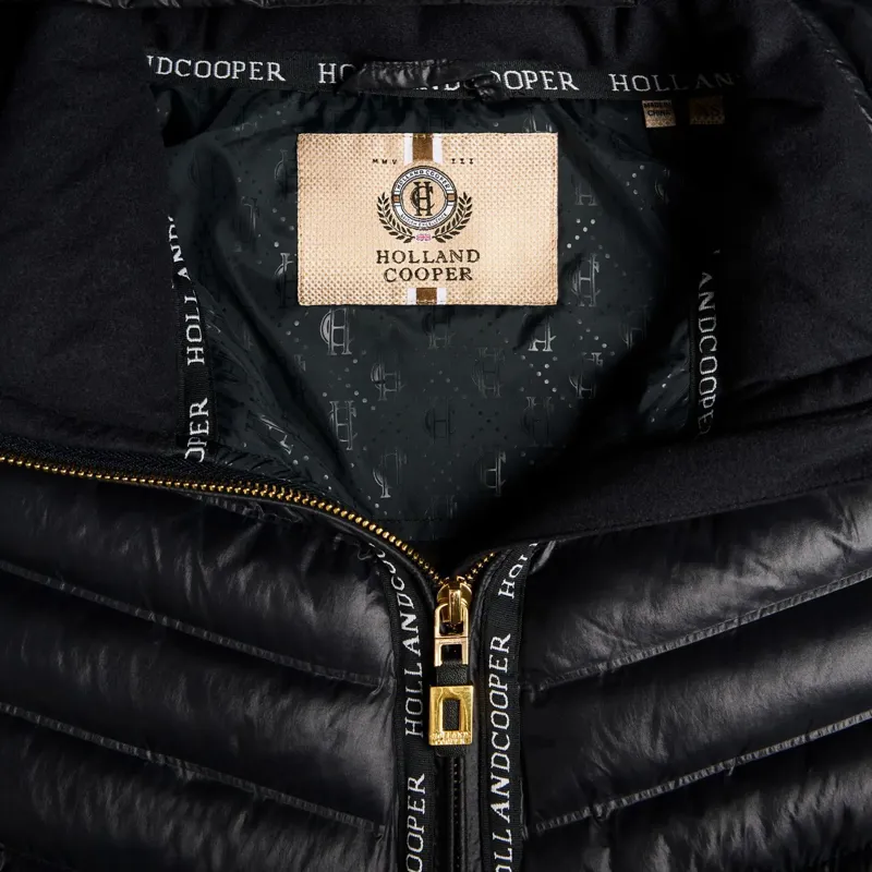 Holland Cooper Lightweight Women's Puffer Coat - Ink Navy-7