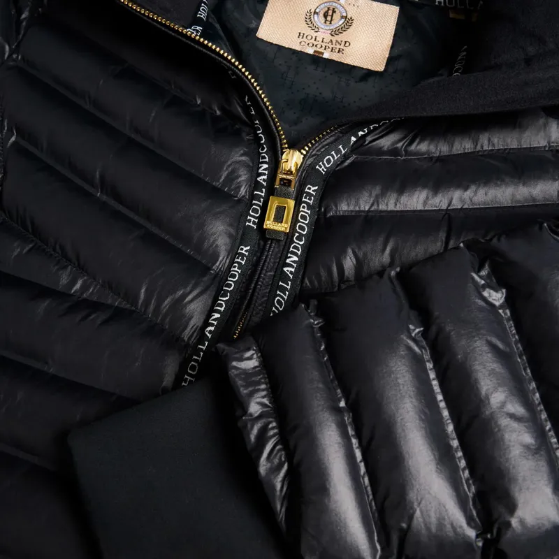 Holland Cooper Lightweight Women's Puffer Coat - Ink Navy-8