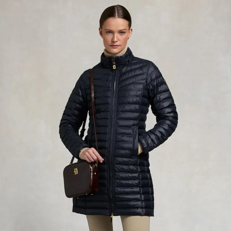 Holland Cooper Lightweight Women's Puffer Coat - Ink Navy-4