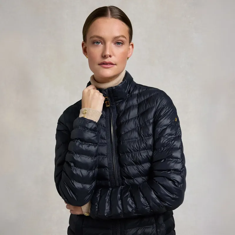 Holland Cooper Lightweight Women's Puffer Coat - Ink Navy-5