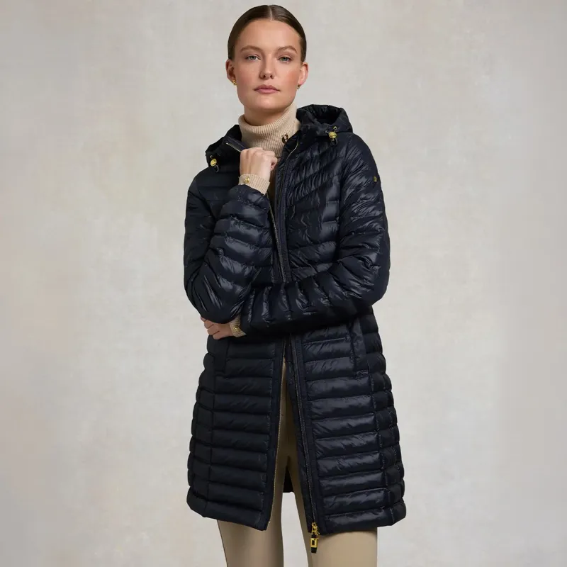 Holland Cooper Lightweight Women's Puffer Coat - Ink Navy-2