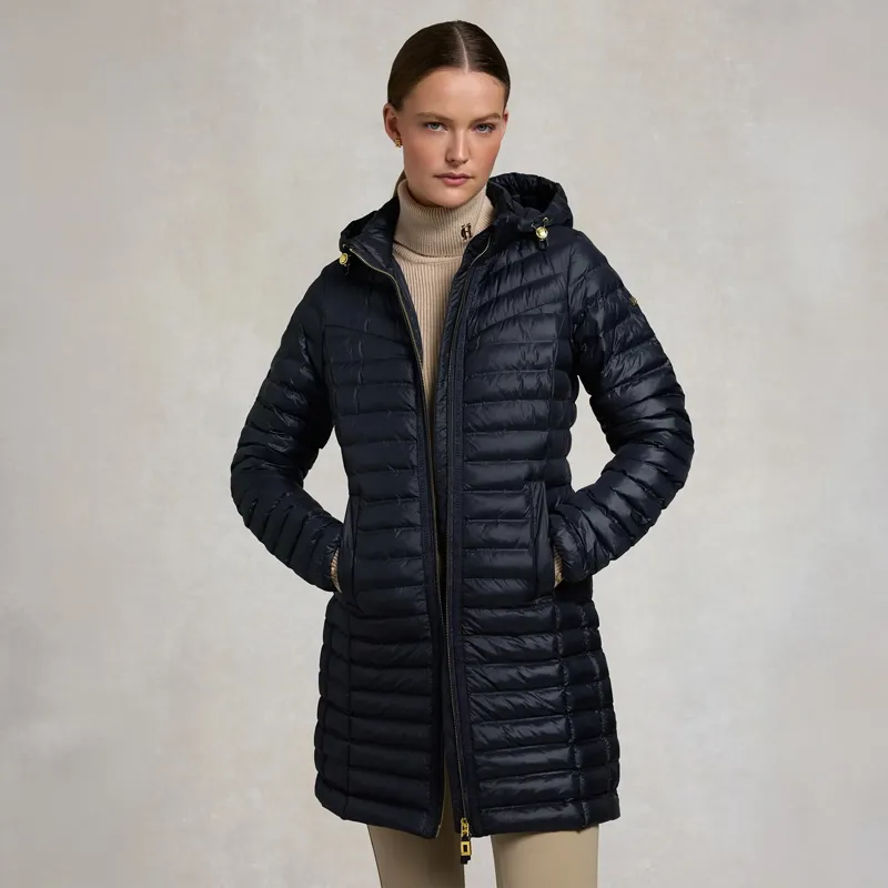 Holland Cooper Lightweight Women's Puffer Coat - Ink Navy