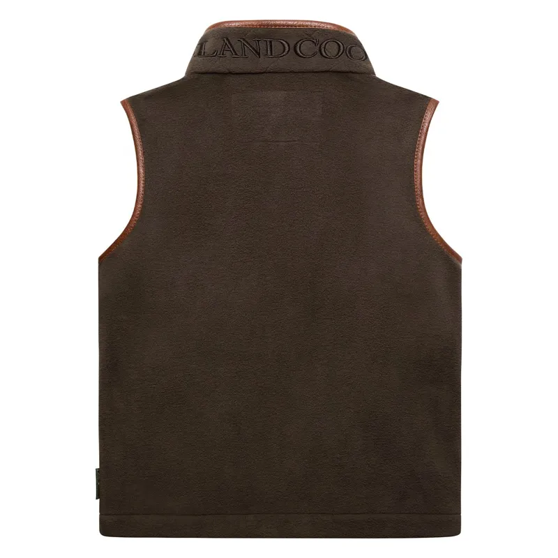 Holland Cooper Little Country Fleece Junior Vest - Khaki-2