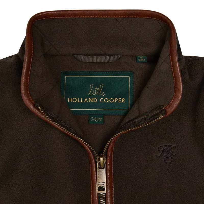 Holland Cooper Little Country Fleece Junior Vest - Khaki-4