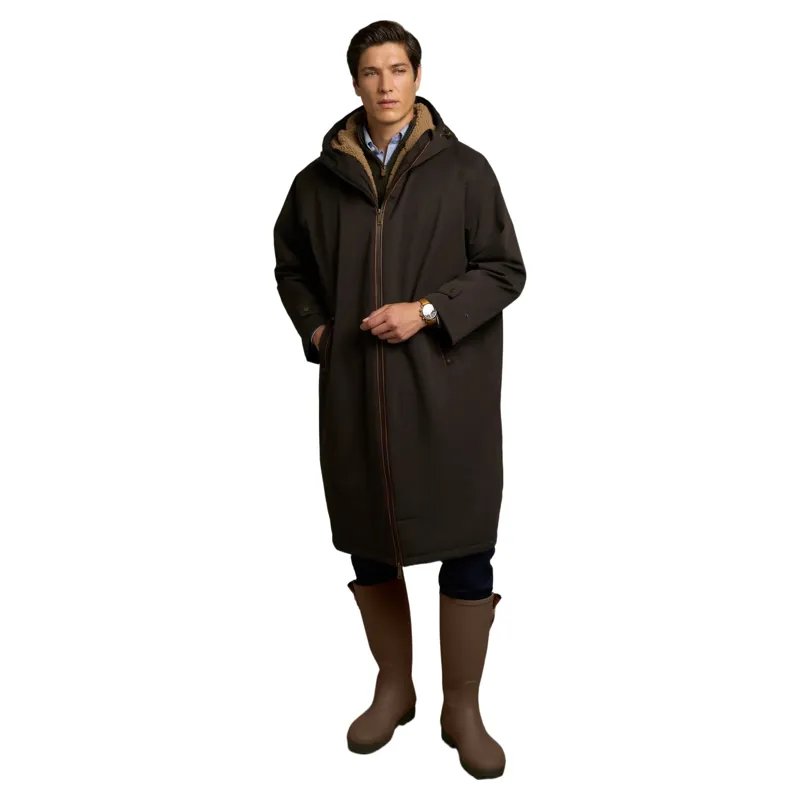 Holland Cooper One-Size Men's Waterproof Coat - Chocolate-4