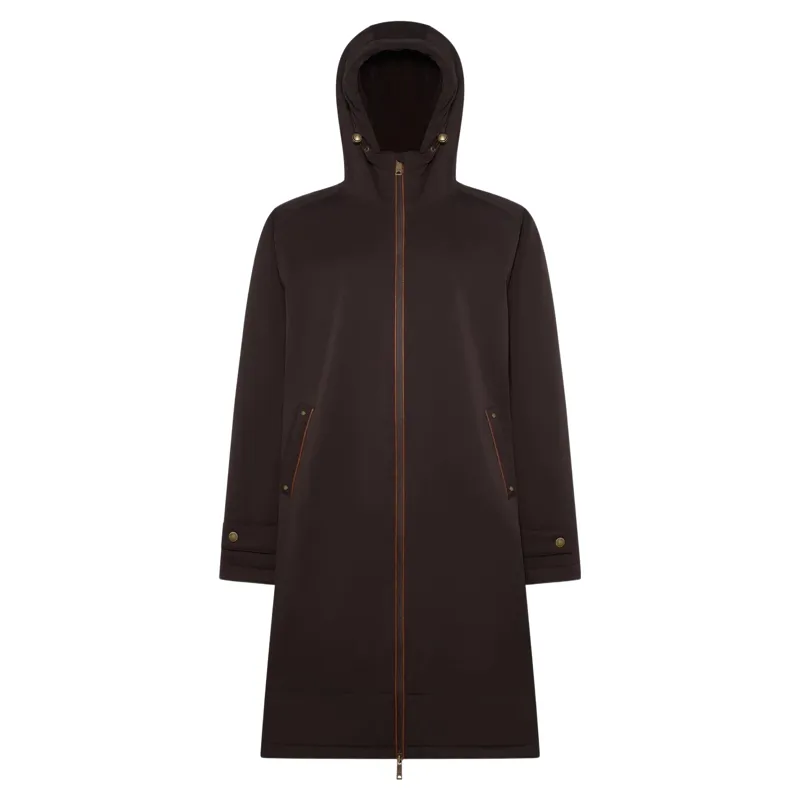 Holland Cooper One-Size Men's Waterproof Coat - Chocolate-1