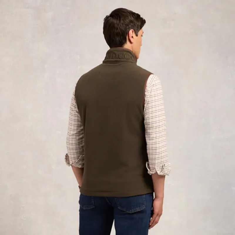 Holland Cooper Country Men's Fleece Vest - Khaki-4