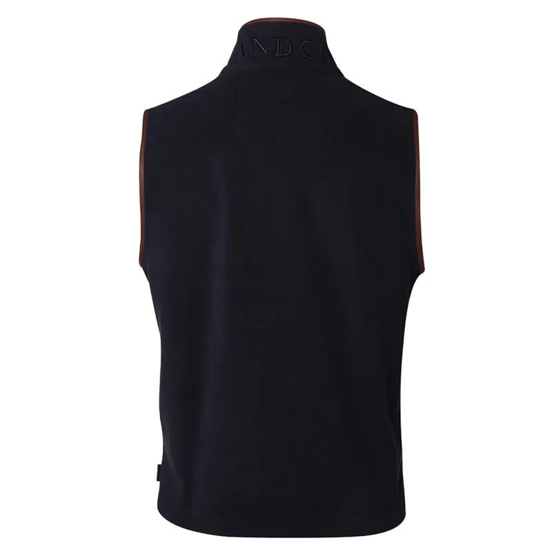 Holland Cooper Country Mens Fleece Vest - Ink Navy-5
