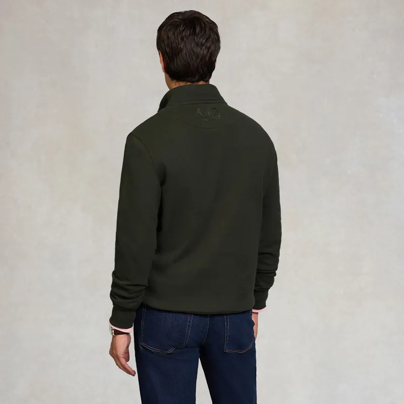 Holland Cooper Men's Quarter Zip Sweatshirt - Racing Green-3
