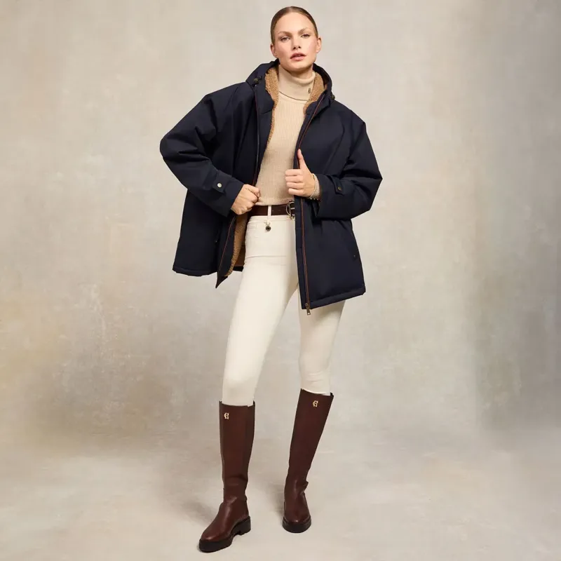 Holland Cooper One Size Waterproof Women's Jacket - Ink Navy-2