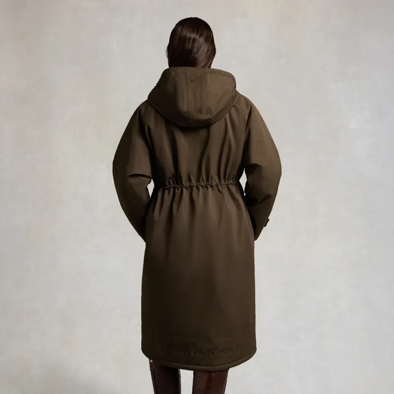 Holland Cooper Women's One-Size Waterproof Parka - Olive Brown-4