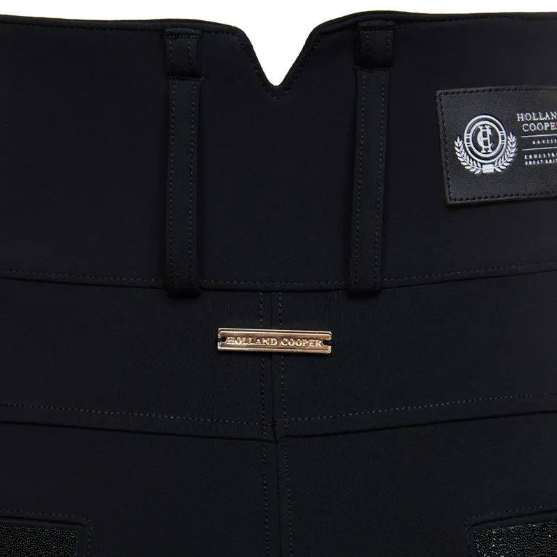 Holland Cooper Premium High Rise Full Grip Women's Breeches - Black-8