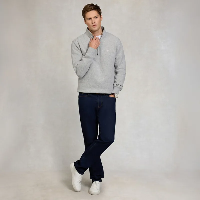 Holland Cooper Men's Quarter Zip Sweatshirt - Grey-3