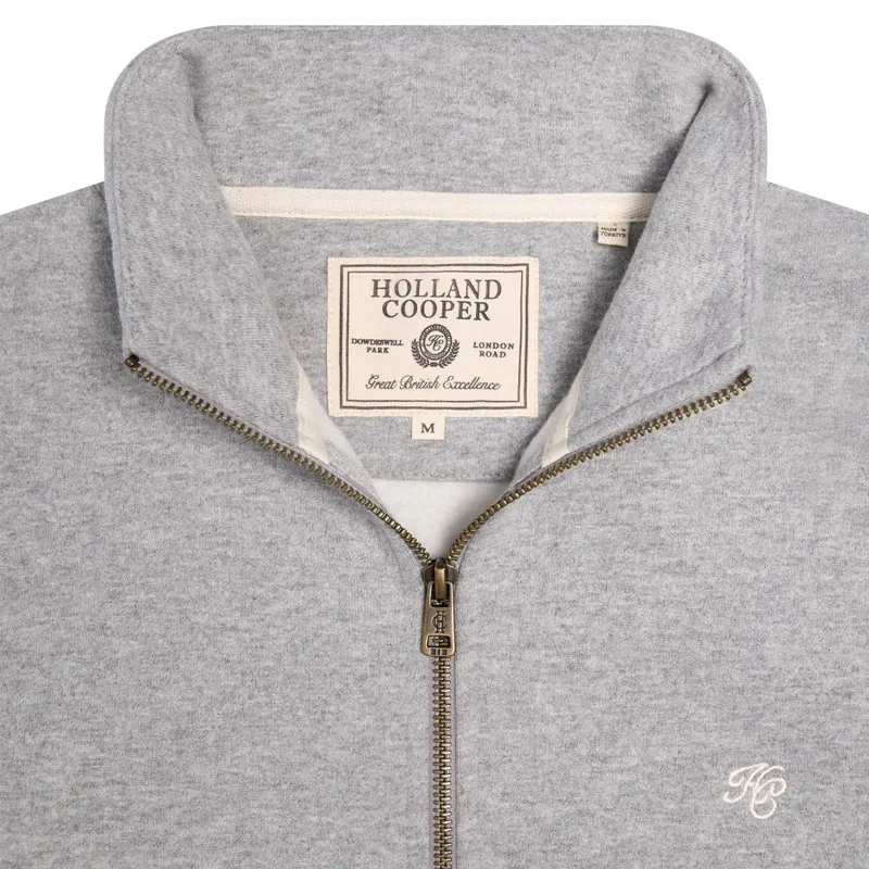 Holland Cooper Men's Quarter Zip Sweatshirt - Grey-6
