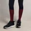 Holland Cooper Women's Tall Riding Socks - Oxblood/Navy