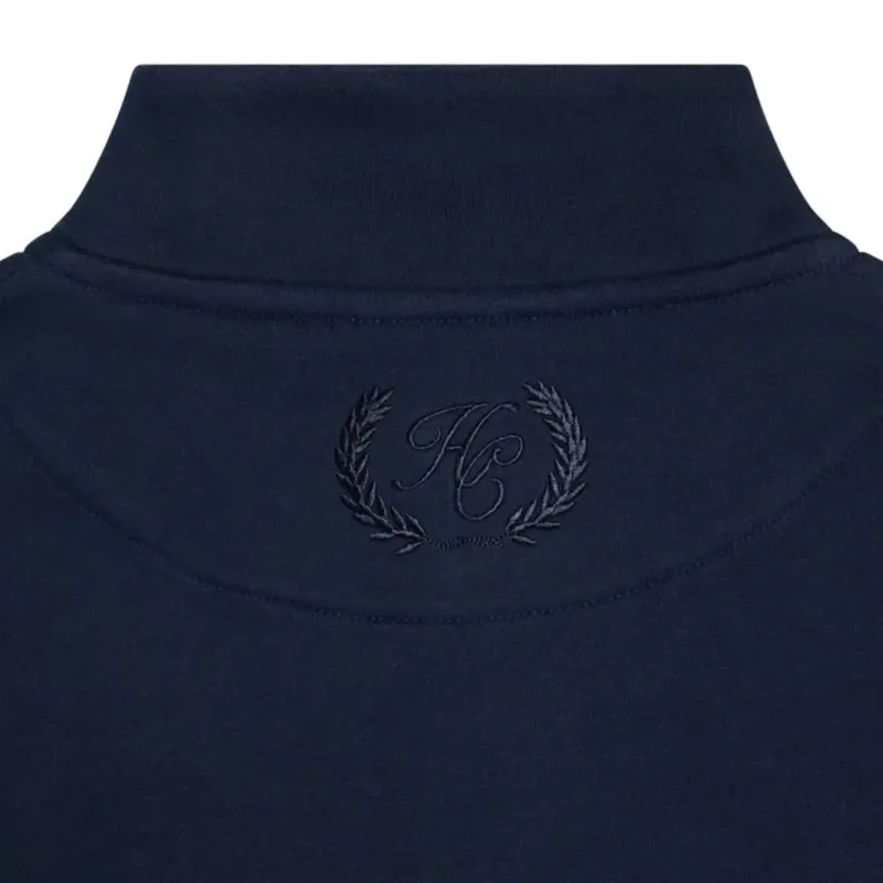 Holland Cooper Henley Sporting Goods Men's Quarter Zip - Ink Navy-4