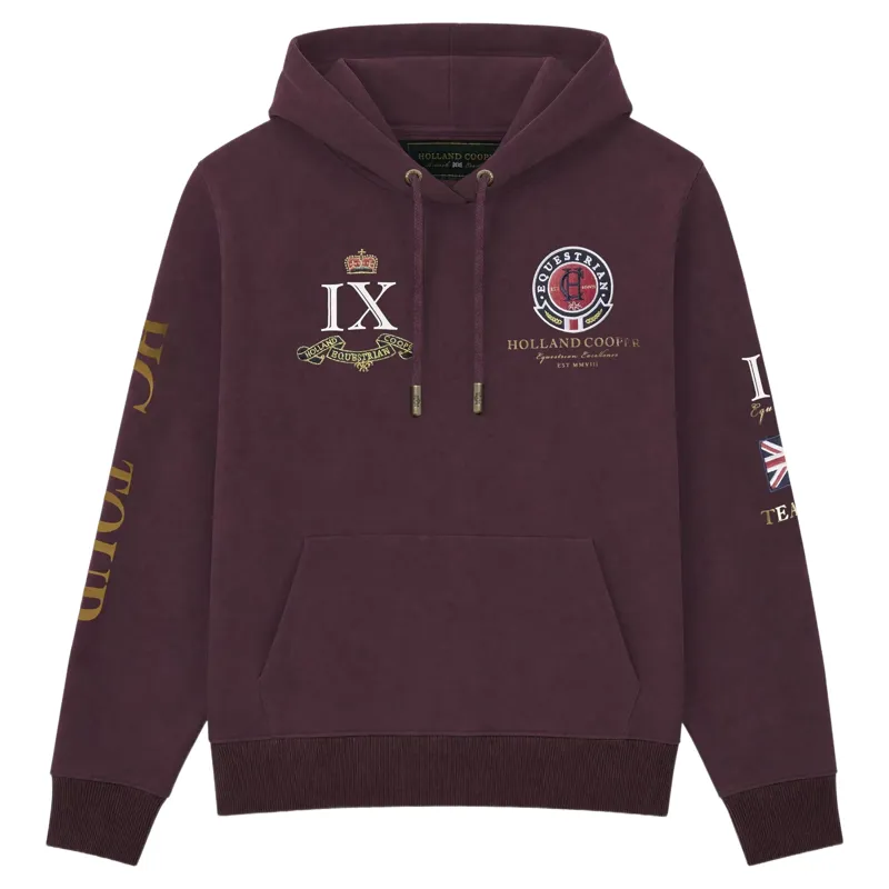 Holland Cooper Team Women's Hoodie - Mulberry