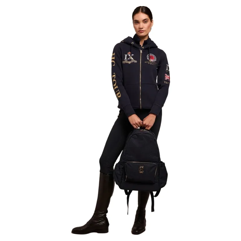 Holland Cooper Team Zip Hoodie Women's - Ink Navy-1