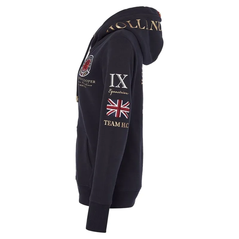 Holland Cooper Team Zip Hoodie Women's - Ink Navy-9