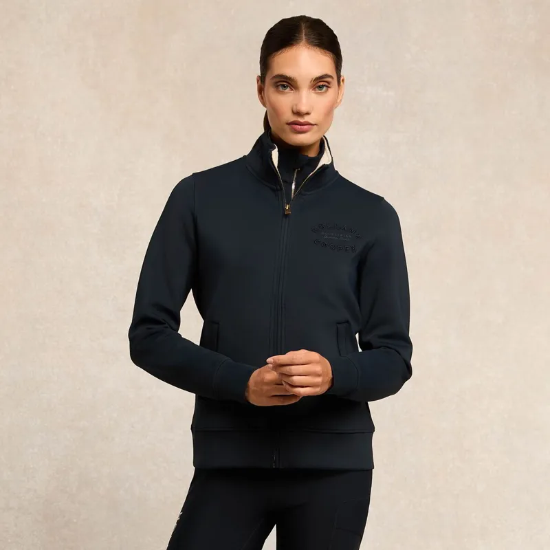 Holland Cooper Training Full Zip Womens Sweatshirt - Ink Navy