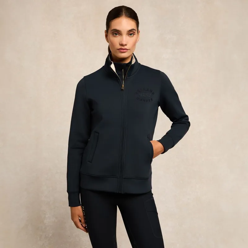 Holland Cooper Training Full Zip Womens Sweatshirt - Ink Navy-1