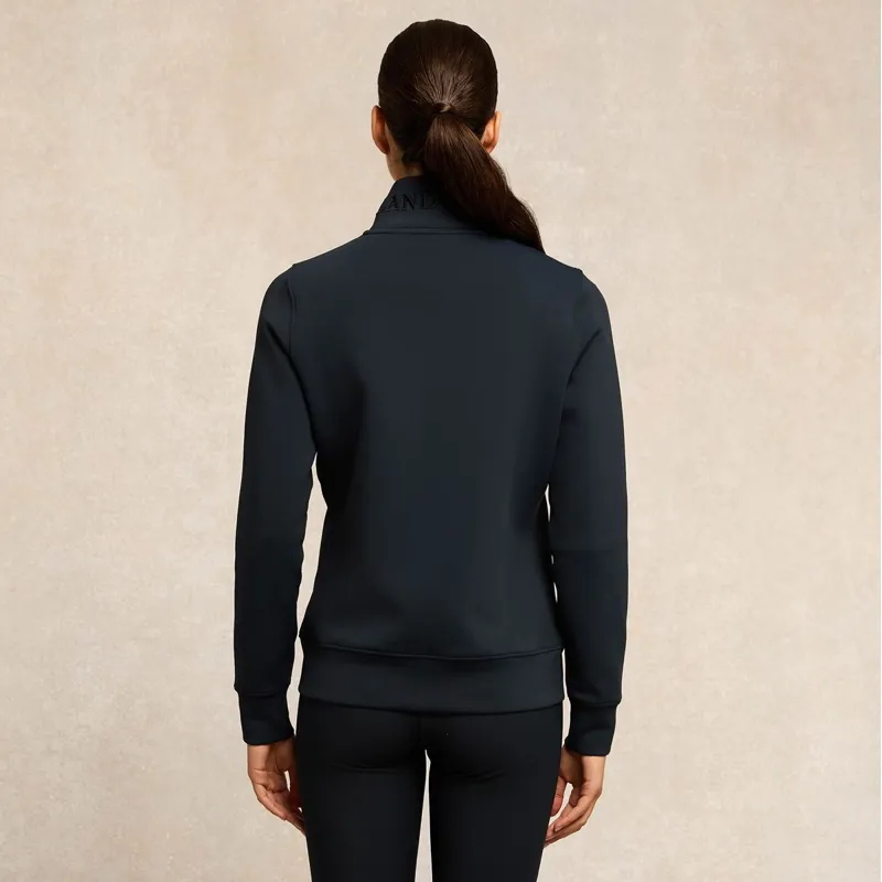 Holland Cooper Training Full Zip Womens Sweatshirt - Ink Navy-3