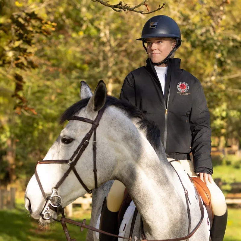 Holland Cooper Chiltern Team Women's Waterproof Jacket - Black-1