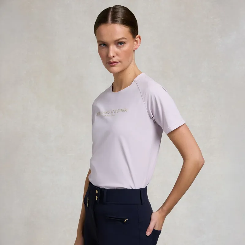 Holland Cooper Chiltern Women's Crew Neck T-Shirt - Dawn Pink-1