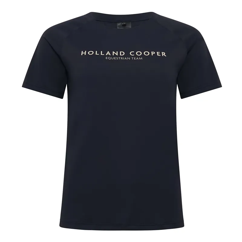 Holland Cooper Chiltern Womens Crew Neck T-Shirt - Ink Blue-3