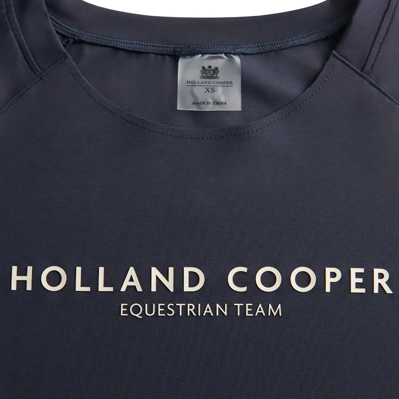 Holland Cooper Chiltern Womens Crew Neck T-Shirt - Ink Blue-4