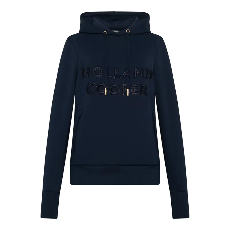 Holland Cooper Crystal Women's Hoodie - Ink Navy-3