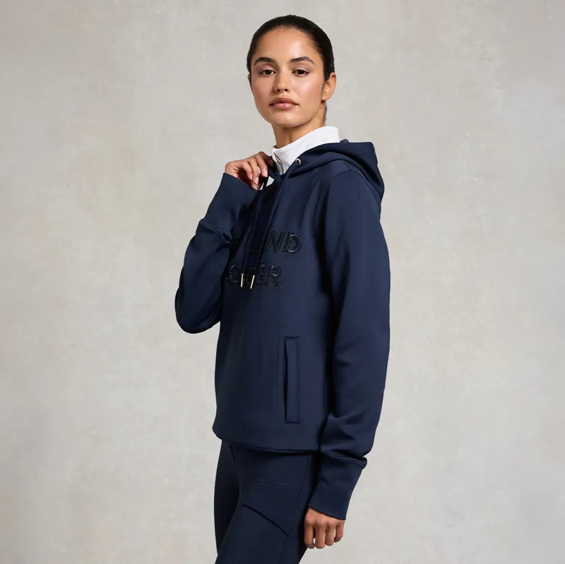 Holland Cooper Crystal Women's Hoodie - Ink Navy-1