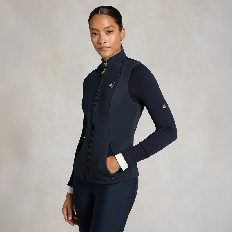 Holland Cooper Womens Training Vest - Ink Navy-1